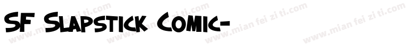 SF Slapstick Comic字体转换